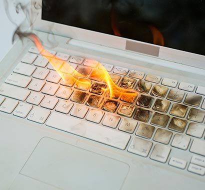 Восстановление данных после пожара в Твери